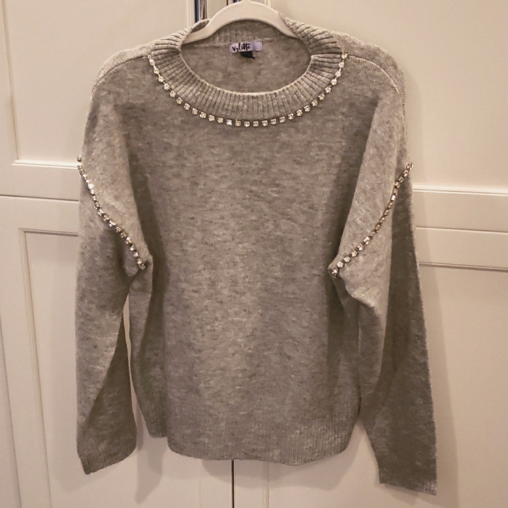 Gray sweater